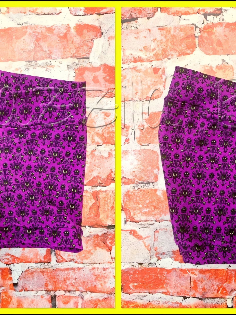 Kids' 10 Haunted Mansion Wallpaper Shorts